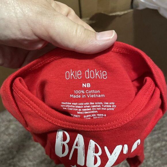 Just One You by Carter's - 3 Piece Holiday Set + Okie Dokie Bodysuit - Newborn - Picture 6 of 6